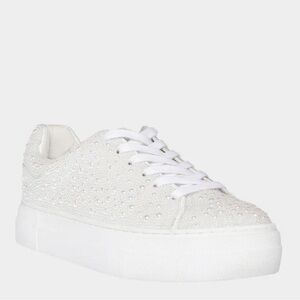 Betsey Johnson Sidny Sneaker in Pearl